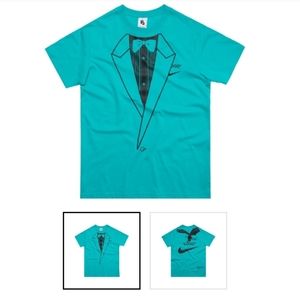 New, Off-White x Nike NRG "Logo" Tee - Retro Blue